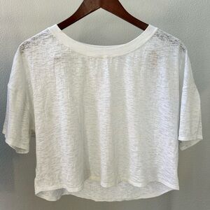 White Women's Cropped Top